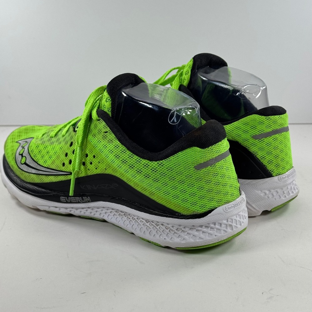 Saucony Kinvara 10 Running Shoes‎ Neon Green Athletic Sneakers Men's Size 8.5 - Picture 9 of 11